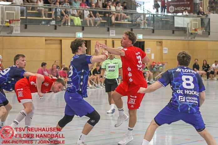 Handballer des TSV Neuhausen/Filder vor dem Drittliga-Saisonauftakt